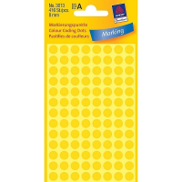 10 x Avery 3013 yellow marking dots, Ø 8mm (416 labels)