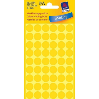 10 x Avery 3144 yellow marking dots, Ø 12mm (270 labels)