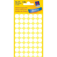 10 x Avery 3145 white marking dots, Ø 12mm (270 labels)