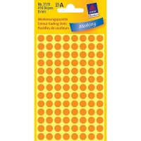 Avery 3178 light orange marking dots, Ø 8mm (416 labels) 3178 212334