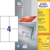 Avery 3483 white multi-purpose labels, 105mm x 148mm (400 labels)