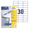 Avery 3489 multi-purpose labels, 70mm x 29.7mm (3000-pack)