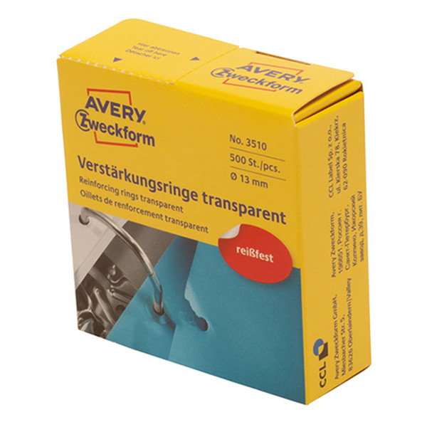 Avery 3510 transparent reinforcing rings Ø 13mm (500-pack) 3510 212458 - 1