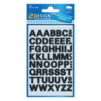 Avery 3780 black A-Z labels 3780 212502