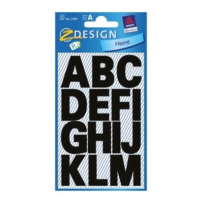 Avery 3784 large black A-Z labels 3784 212504 - 1