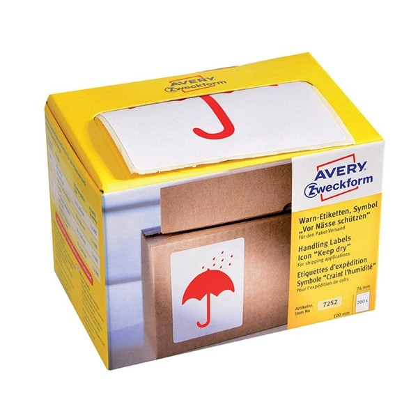 Avery 7252 'keep dry' warning labels (200 labels) AV-7252 212679 - 1