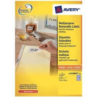 Avery L4730-25 white multifunctional labels, 17.8mm x 10mm (6750-pack) L4730-25 212572