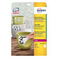 Avery L4775REV-20 weatherproof labels, 210mm x 297mm (20 labels) L4775REV-20 212730