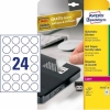 Avery L6112-20 anti-fraud labels, Ø 40 mm (480 labels)