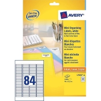 Avery L7656-25 universal labels, 46mm x 11mm (2100 labels) L7656-25 212096