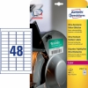 Avery L7911-10 ultra-resistant labels 45.7mm x 21.2mm (480 labels)