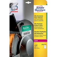 Avery L7917-10 ultra-resistant labels, 210mm x 297mm (10 labels) L7917-10 212737