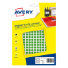 Avery PET08V green marking dots, Ø 8mm (2,940 labels)