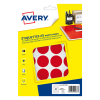 Avery PET30R red marking dots, Ø 30mm (240 labels)