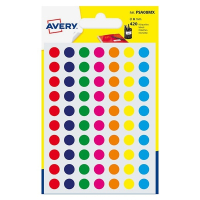 10 x Avery Zweckform PSA08MX coloured marking dots, 8mm (420 labels)