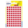 Avery PSA08R red marking dots, Ø 8mm (490 labels)