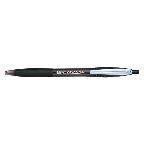 BIC Atlantis Soft black ballpoint pen (12-pack) 902133 224635 - 1