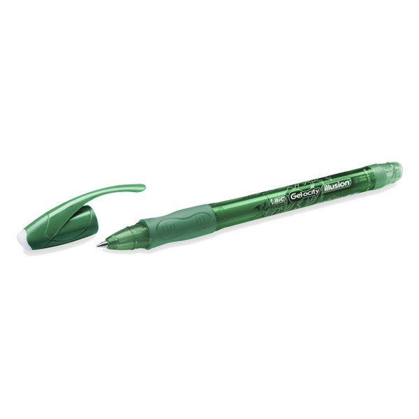 BIC Gel-Ocity Illusion green rollerball pen 943443 224686 - 1