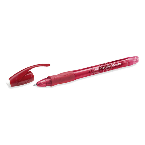 BIC Gel-Ocity Illusion red rollerball pen 943442 224684 - 1