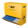 BIC M10 Clic blue ballpoint pens (100-pack)