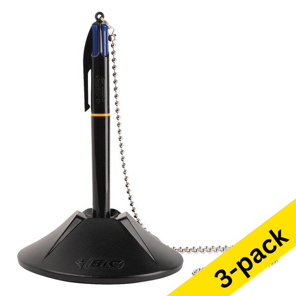 BIC black counterpoint pen with round stand (3-pack)  240457 - 1