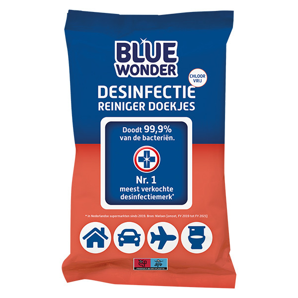 Blue Wonder disinfectant wipes (72 wipes)  SBL00061 - 1