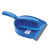 Blue dustpan and brush set