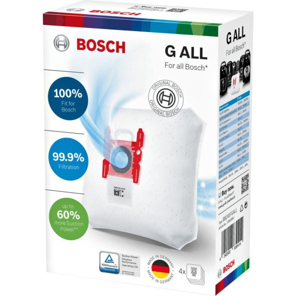 Bosch type G All vacuum cleaner bags | 4 bags (original Bosch)  SBO00008 - 1