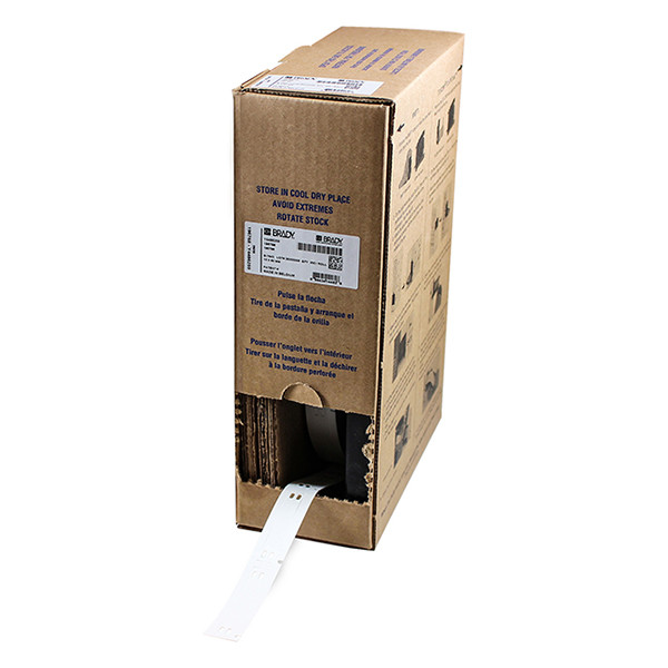 Brady BM71H-1-7643-WT white wire and cable labels, 60mm x 10mm (original Brady) 147292 Brady BM71H-1-7643-WT white wire and cable labels, 60mm x 10mm (original Brady) 147292 - 1