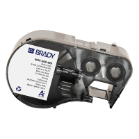Brady M4C-500-499 black on white continuous nylon fabric labels, 12.70mm x 4.88m (original Brady) M4C-500-499 147983