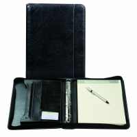 Brepols Palermo black A4 writing folder with 4-rings 3.855.3306.01.0.0 400409