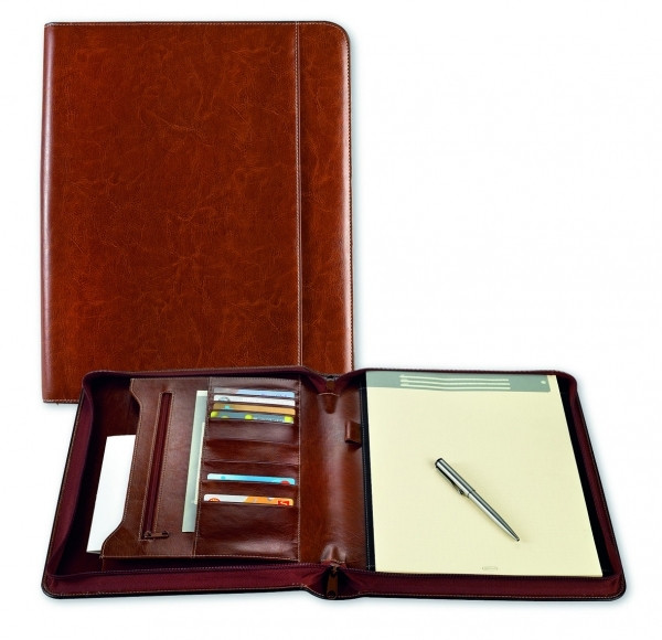 Brepols Palermo brown A4 luxury writing folder 3.854.3306.03.0.0 400406 - 1