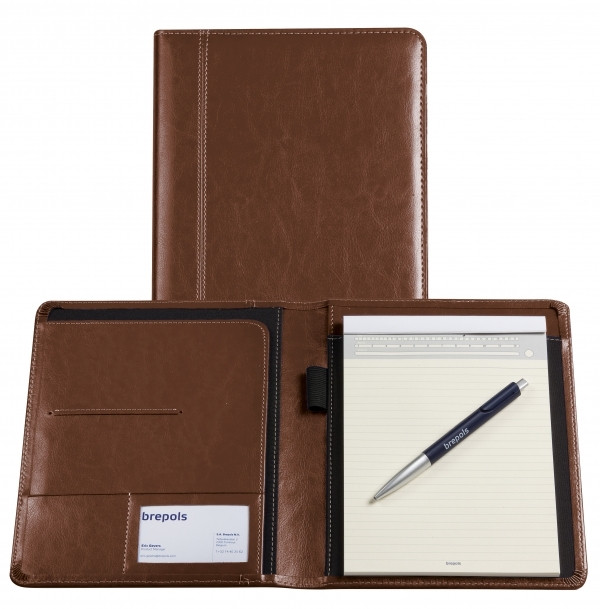 Brepols Palermo brown A5 writing folder 3.859.3306.03.0.0 400402 - 1