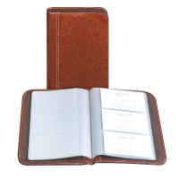 Brepols Palermo brown business card folder (144 cards) 3.852.3306.03.0.0 400393