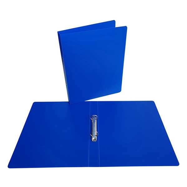 Bronyl blue ring binder with 2 O-rings, 35mm 347192 402787 - 1