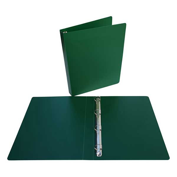 Bronyl green ring binder with 4 D-rings, 35mm 347244 402804 - 1