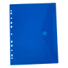 Bronyl transparent blue A4 document envelope with perforated edge 99302 402837 - 1