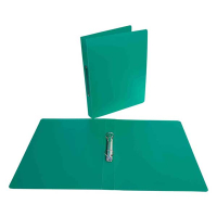 Bronyl transparent green ring binder with 2 O-rings, 35mm 344194 402780