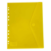 Bronyl transparent yellow A4 document envelope with perforated edge 99305 402840 - 1