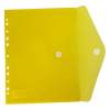 Bronyl transparent yellow A4 document envelope with perforated edge 99305 402840 - 2