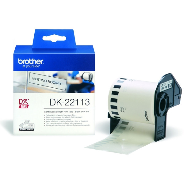 Brother DK-22113 continuous transparent label (original Brother) DK22113 080746 - 1