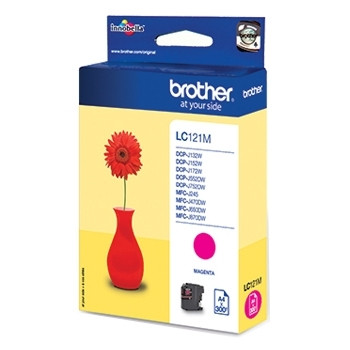 Brother LC-121M magenta ink cartridge (original Brother) LC-121M 029118 - 1