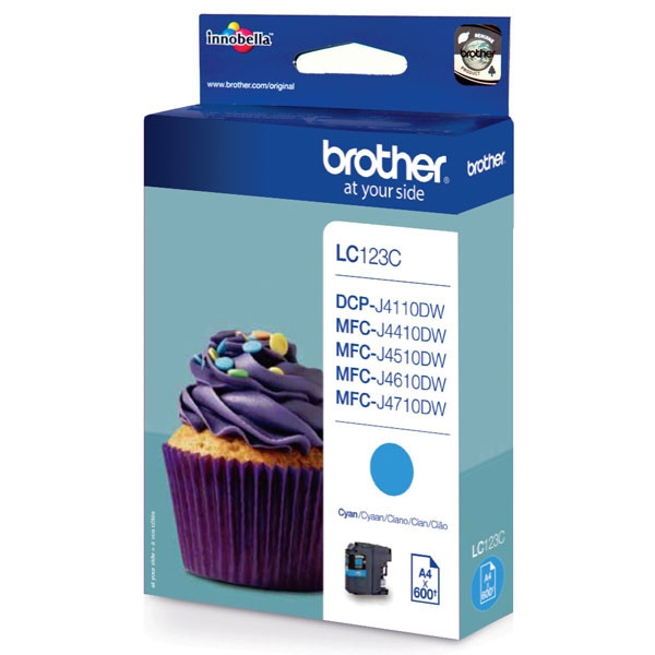 Brother LC-123C cyan ink cartridge (original Brother) LC-123C 029092 - 1