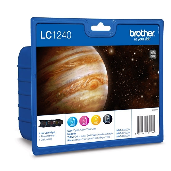 Brother LC-1240VALBP BK/C/M/Y ink cartridge 4-pack (original Brother) LC1240VALBP 029084 - 1