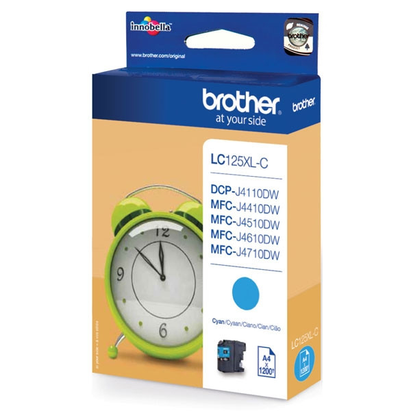 Brother LC-125XLC high capacity cyan ink cartridge (original Brother) LC-125XLC 029100 - 1