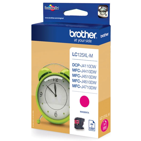 Brother LC-125XLM high capacity magenta ink cartridge (original Brother) LC-125XLM 029102 - 1