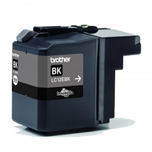 Brother LC-12EBK black ink cartridge (original Brother) LC12EBK 028934 - 1