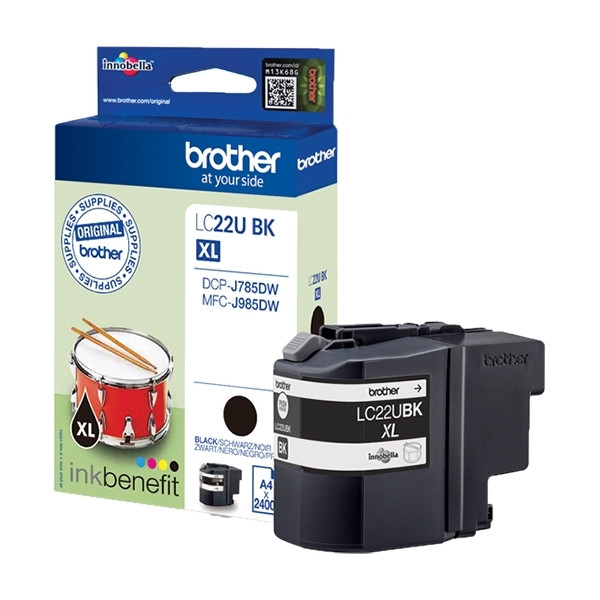 Brother LC-22UBK XL black ink cartridge (original Brother) LC-22UBK 350028 - 1