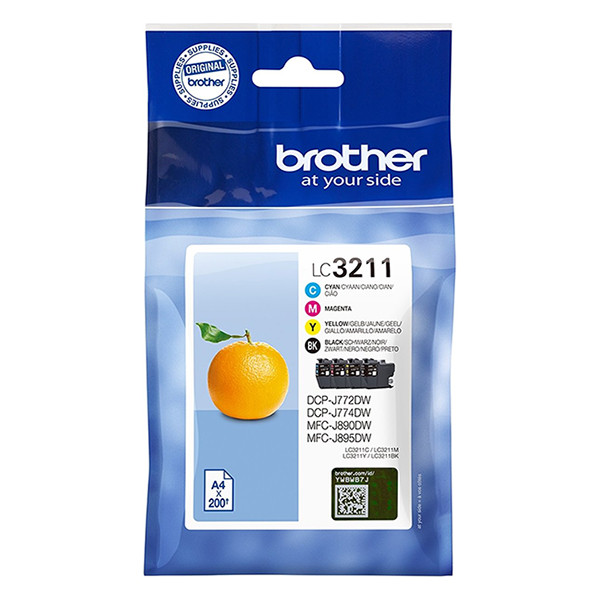 Brother LC-3211VAL BK/C/M/Y ink cartridge 4-pack (original Brother) LC3211VAL 028506 - 1