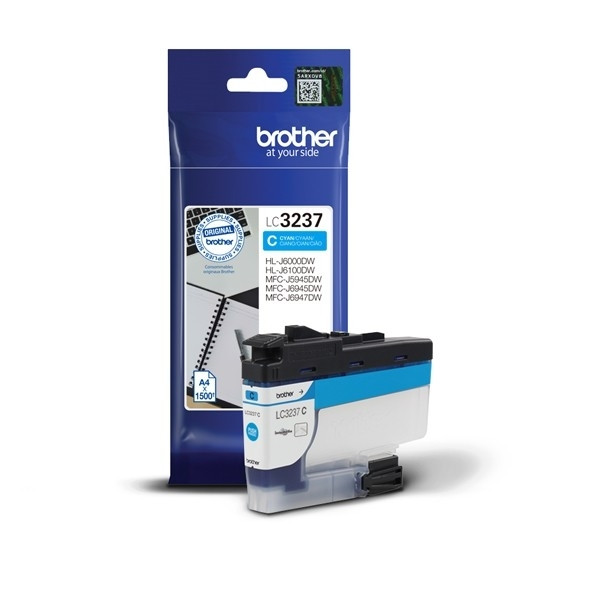 Brother LC-3237C cyan ink cartridge (original Brother) LC3237C 051212 - 1